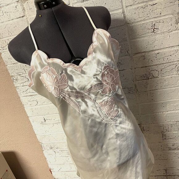 Fantasie Other - Fantasies Vintage Pink White Floral Slip Nightie Medium
